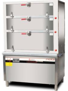China 380V 25KW Induction Steamer Cooker 3 Layers For Steam Rice / Seafood factory