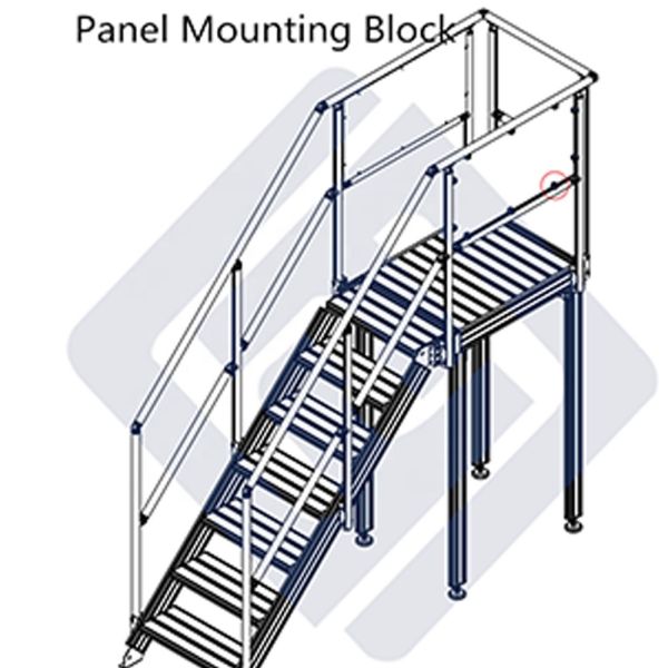 China Space Saving Modular Work Platform , Adjustable Stair Industrial Work Platforms factory