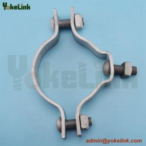 Double Offset Telescopic Pole Clamp / Pole Mounting Bands / Fasten Clamp