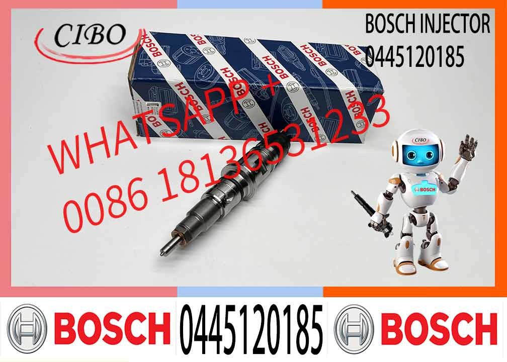 High Performance Fuel Injector 0445120185 Diesel Car Common Rail Injector 0445120185 for CUMMINS 6.7L Engine