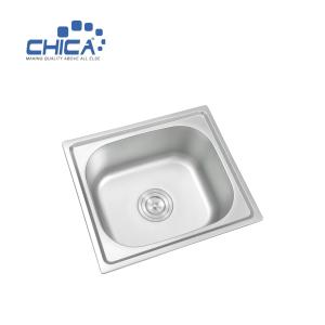 China USU304 Stainless Steel Press Kitchen Sinks Single Bowl Kitchen Sink factory