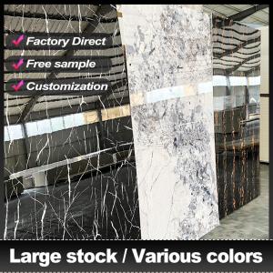 China 5MM Bamboo Charcoal Wood Veneer High Glossy 3D Customized Printing Marble Sheet factory