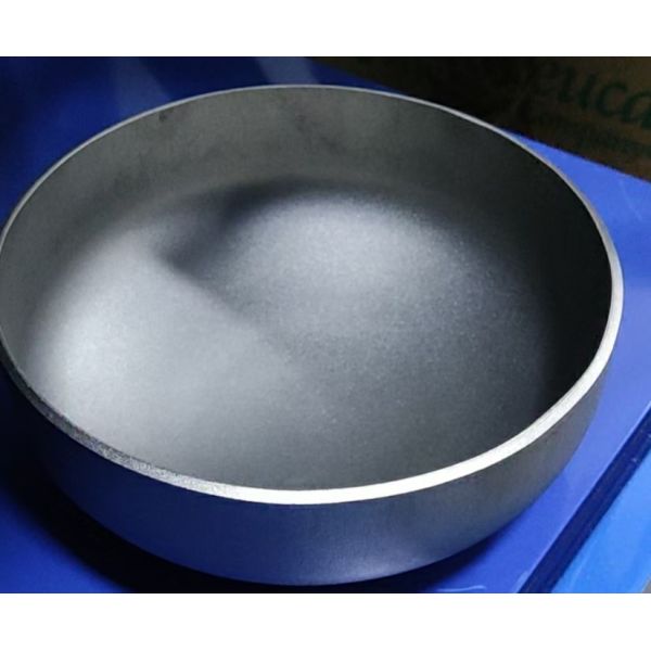 supplier ASME B16.9 cap Titanium Pipe Fittings for Pressure Vessel equipment