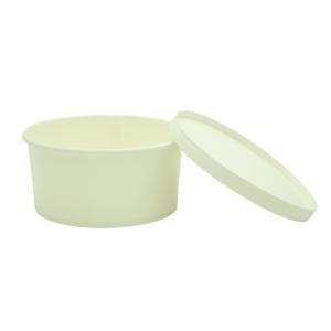 Waterproof Disposable Paper Bowl Durable 1500ml With Lid OEM