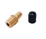 1/4" NPT MPT Brass Air Compressor Tank Fill Valve For Car Wheel Tires