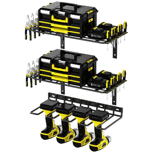 China Garage Storage Pegboard Power Tool Organizer with Adjustable Design in Carbon Steel factory