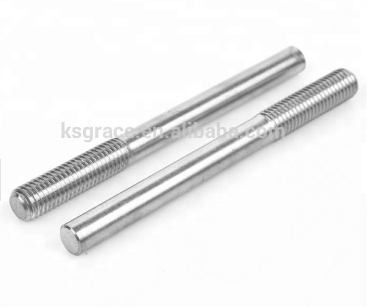 Stainless Steel Single End Studs Rod Double End Studs Metal Steel Plastic Dowel Tube Rods