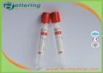 Disposable vacuum blood collection tube plain tube with red cap blood sampling