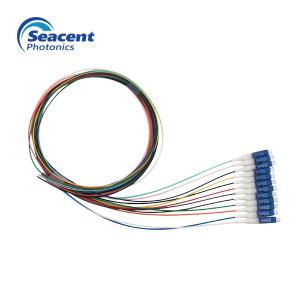 China 12 Color Beam Fiber Pigtail , Lc Upc Pigtail High Return Loss ROHS Approved factory