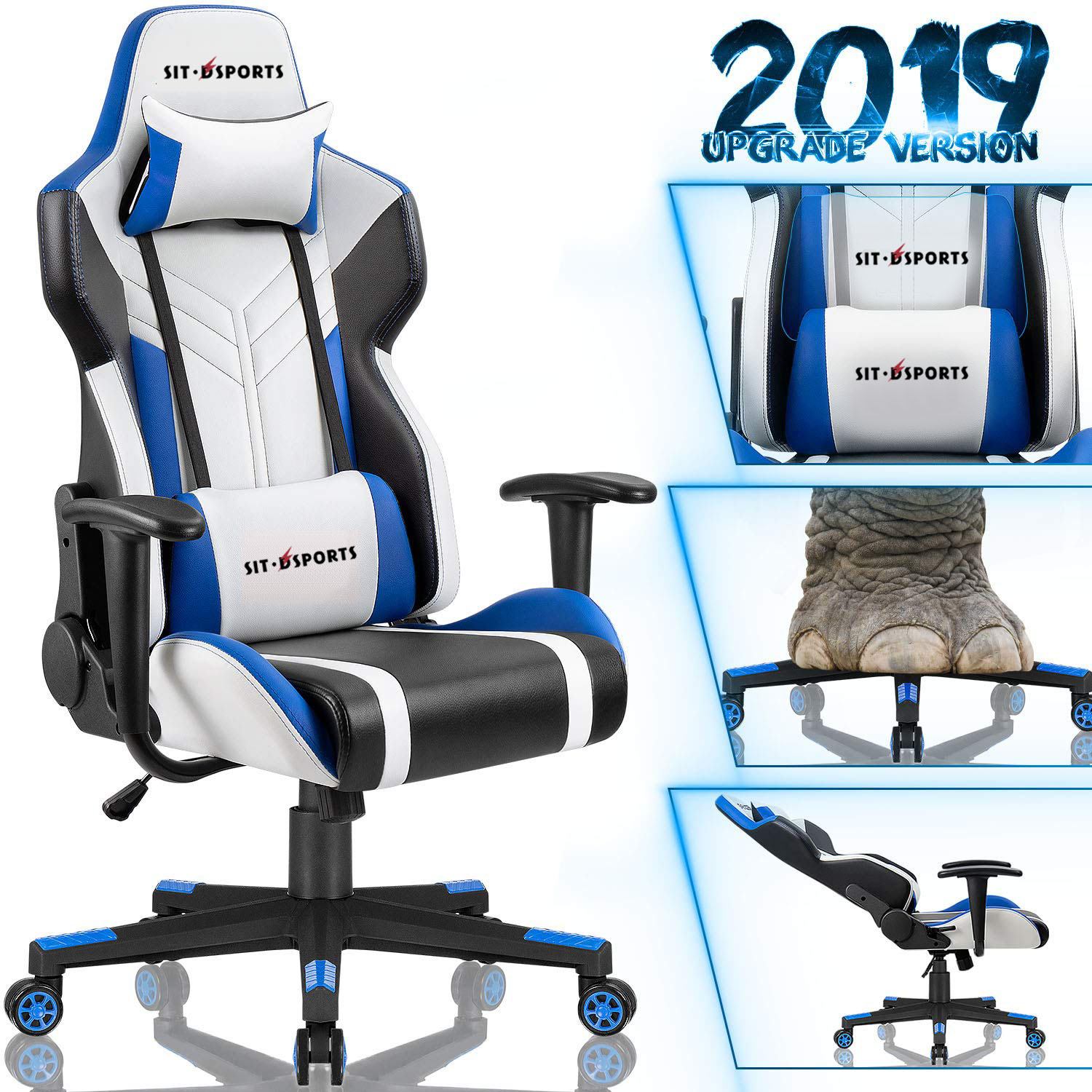 Synthetic Leather Modern Swivel Ergonomic Comfortable Home Office Chair at Manufacture