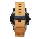 Leather Band MVMTed Black Waterproof Wrist Watch 42mm / Customized Size Case