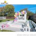 White And Customized Soft Play Set Equipment Indoor Outdoor Party Play Area