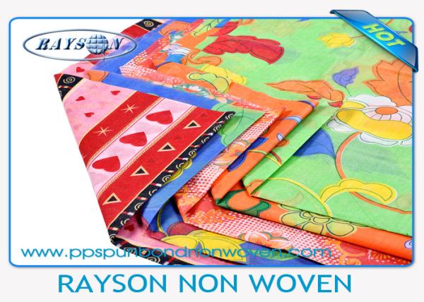 Eco friendly and Recyclable PP Spun Bond Non Woven Fabric with Colourful