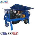S Tube Valve Pumps Wet Shotcrete Concrete Pumping Machine concrete surface