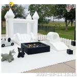 Indoor Soft Play Equipment Children White Party Event Birthday Ball Pit