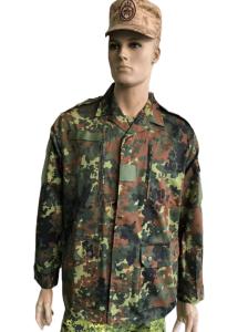 China French TC 65/35 Twill Military Camouflage Uniform Set F2 Style For German Army factory