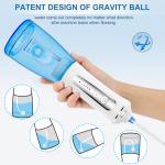 300ml Rechargeable Water Flosser Teeth Cleaner IPX7 Cordless Dental Cleaner with
