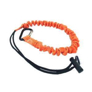 China Fall Protection Safety Rope Lanyard With Carabiner Hook Polyester Material factory