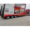 Low-Flat Second Hand Semi Trailers 3axle 4axle 6axle Support Customization for sale