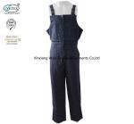 Safety Protective Fire Retardant Insulated Bib Overalls Winter Navy Blue