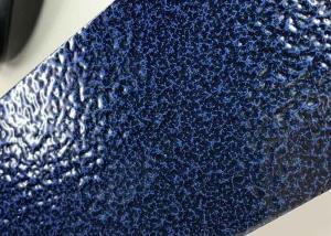 China Blue Hammer Texture Thermosetting Outdoor Powder Coating Metallic Effect factory