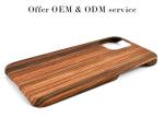 iPhone 12 Protective Dirt Resistant Real Wood Phone Case