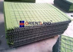China Hot Dipped Galvanized Wire Mil9 Defensive Barrier Square Hole factory