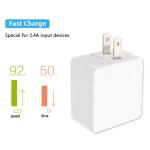 Foldable 5V 2.4A Single Port Fast USB Chargers For Iphone Samsung