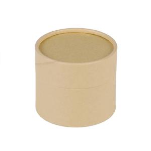 China Wholesale Cheap Recycled Brown Kraft Paper Tube Packaging Boxes For Candle Tube Cardboard Cylinder Gift Packing factory