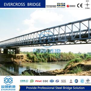 China Heavy Duty Prefabricated Steel Truss Bridge Simple Structure Large Span on sale