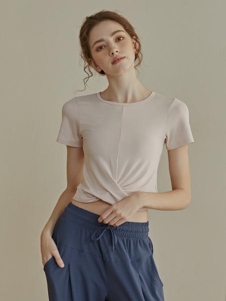 Fashion design running light weight dry fit fabric short sleeve T shirts for