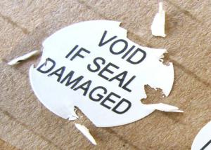 China Self Broken Destructible Blank Eggshell Stickers 80gsm Glassine Paper Maiterial factory