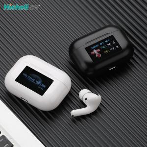 China White ABS TWS True Wireless Stereo Earbuds With Display Screen Air3 factory