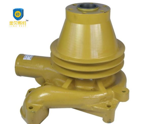Komatsu Excavator Water Pump 6138-61-1860 Yellow Color Wear Resistant Long