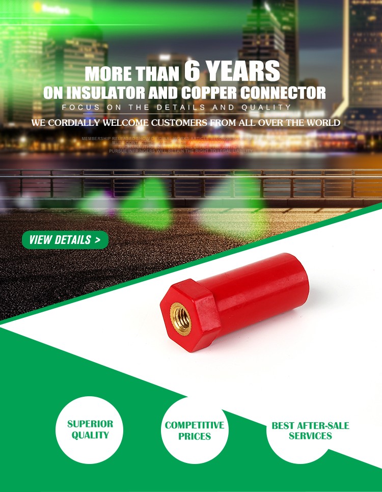 Cheap price SB2050M8 low shrinkage DMC/BMC hex round busbar insulator
