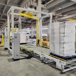 Full Automatic Prestretch Film Packaging Package Wrapper Pallet Wrapping