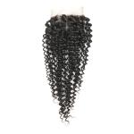 Clean Weft Human Hair Lace Closure 4 * 4 , Human Lace Wigs With Baby Hair