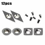 Tungsten Carbide Square Turning Inserts 15x15x2.5-30°R150