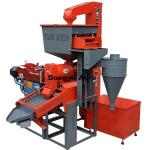 DONGYA AGRO Commercial Water Cooled diesel Type Rice Mill Machine with Lifter