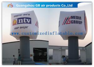 China Giant Square Pillar Inflatable Advertising Balloons Oxford Cloth 8m Waterproof factory
