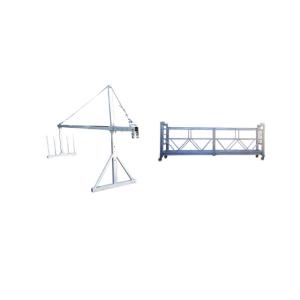 China 6 meters 380V 50HZ building maintenance electric construction gondola for building painting factory