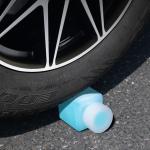 HDPE 30ml Narrow Neck Square Bottle For Powder Solids Gel Oil