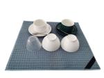 Solid Color All Polyester Microfiber Dish Drying Mat