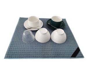 China 220gsm Microfiber Drying Dry Mat For Kitchen Quick Dry All Polyester factory