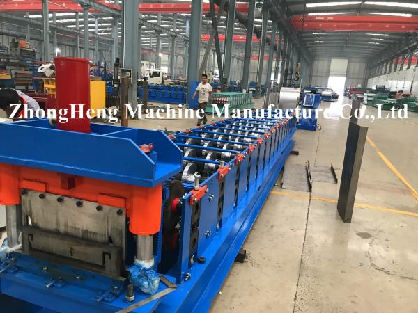 11kw Stand Seaming Roofing Roll Forming Machine With Electric Seaming Machine