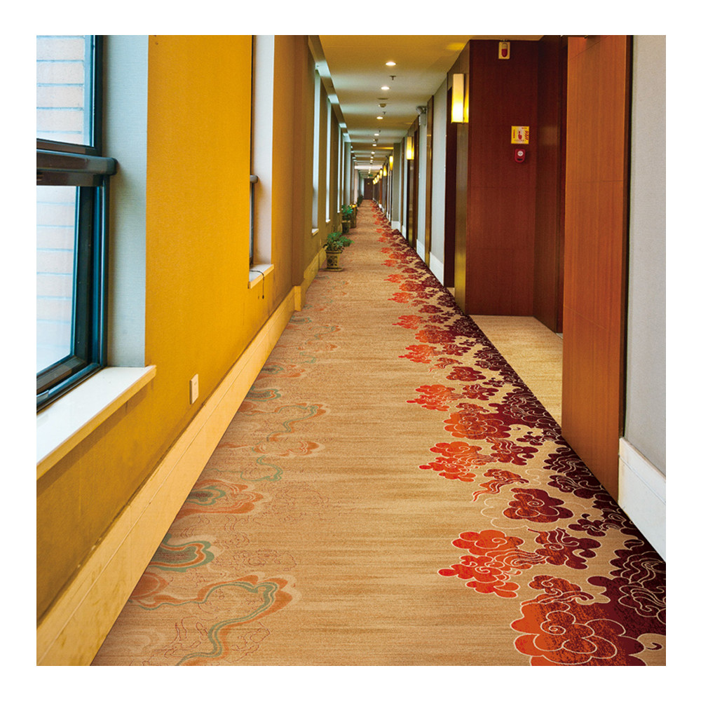 China Colorful Nylon Pattern Carpet Tufted Flocked Broadloom Carpet factory