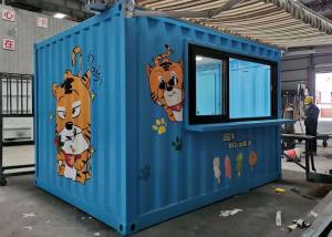 China Canteen 10ft Prefabricated Container House For Exhibition factory
