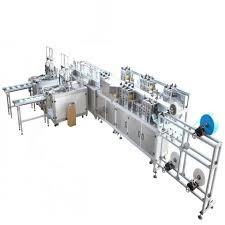 China High Stability Automatic Non Woven Mask Making Machine Stainless Steel Body Material factory