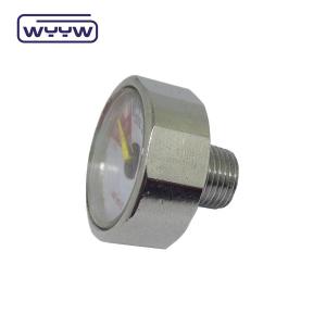 China small 25mm G1/8&quot; 1 inch hexagon customized special pressure gauge factory