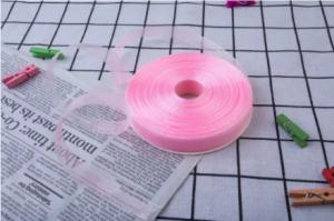 China 100 Nylon Silk Organza Ribbon Color Charts Available With Shiny Surface factory